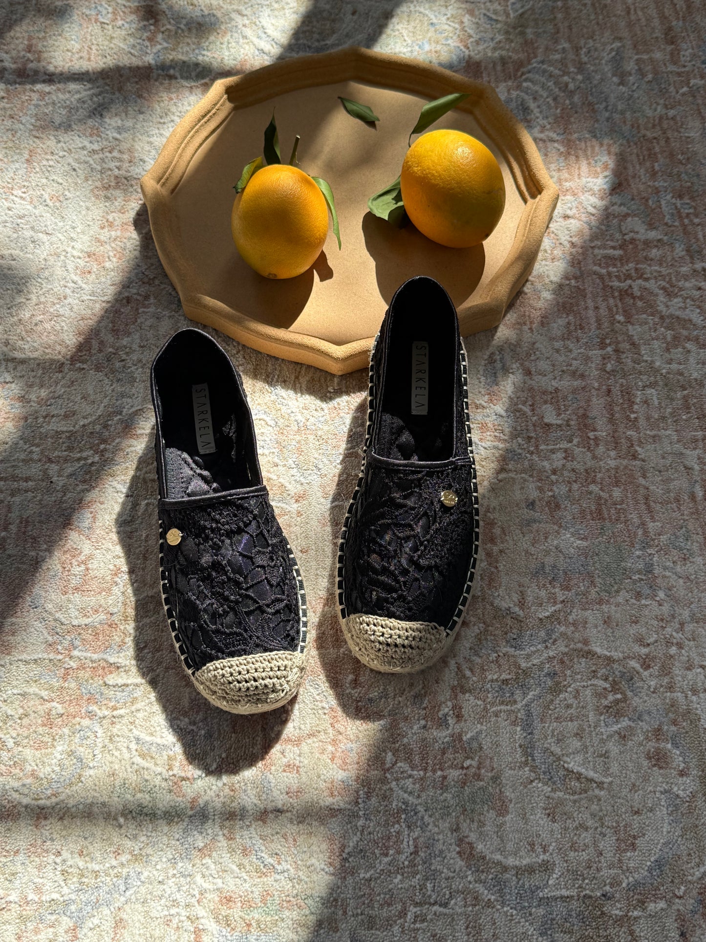 Bohemia Lace Espadrille Flats SH602