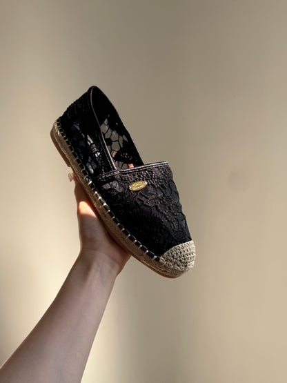 Bohemia Lace Espadrille Flats SH602
