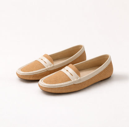 Everyday Creamy Weave Loafers SK118