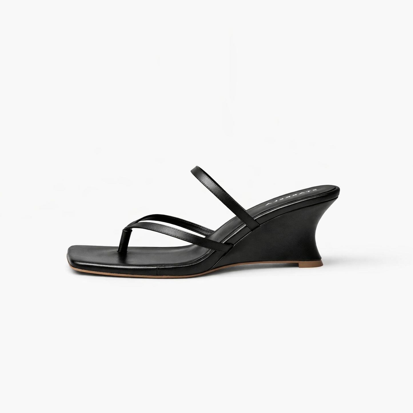 Mid-strap Curve Sandals Heels ST865