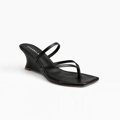 Mid-strap Curve Sandals Heels ST865