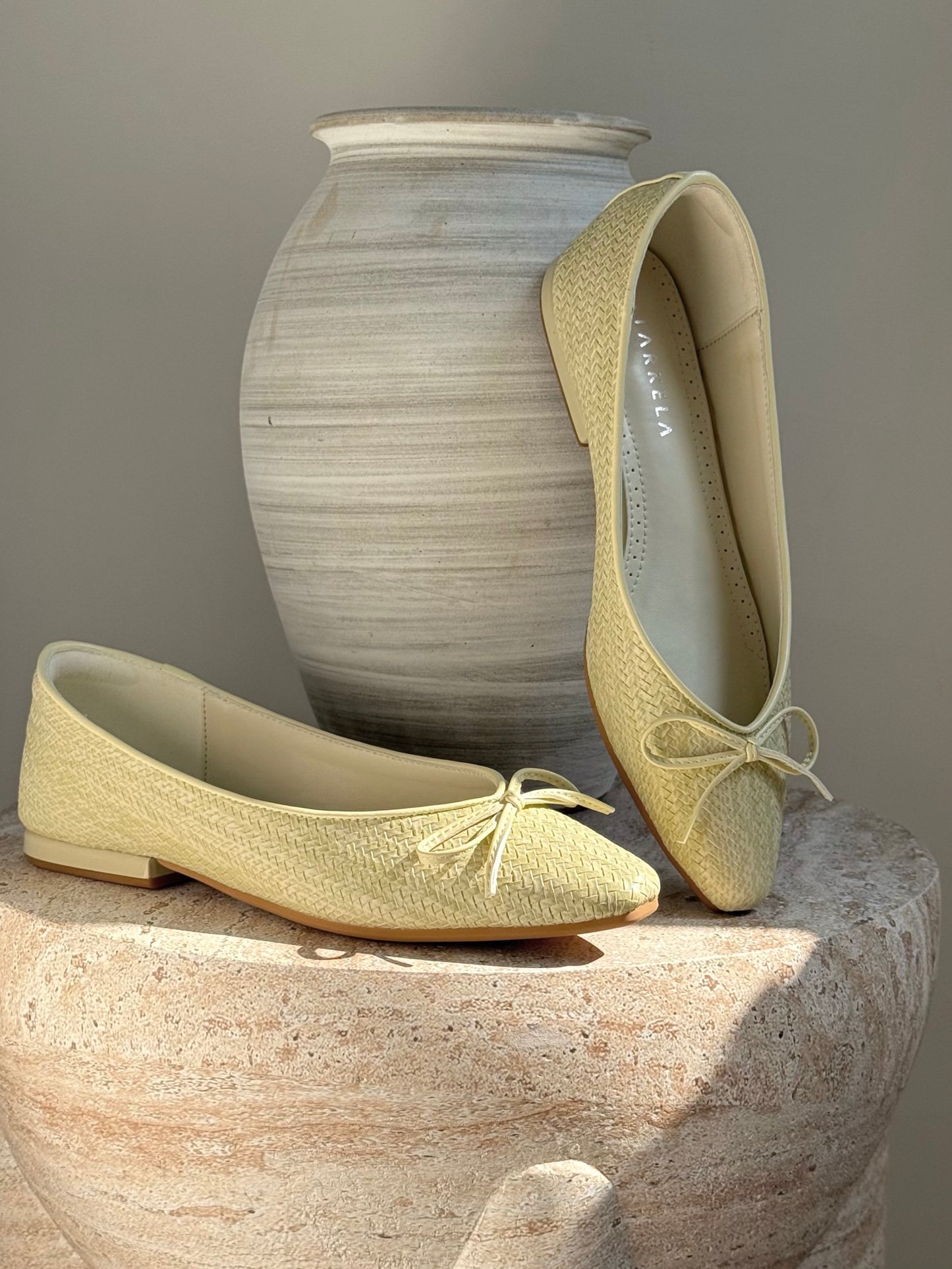 Ribbon Woven Ballet Flats SW6332