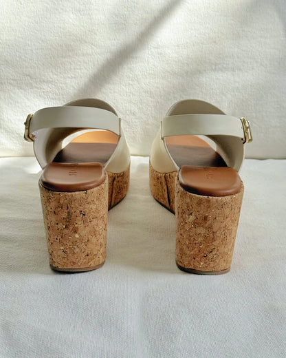 Melon Sling-back Wedges ST808