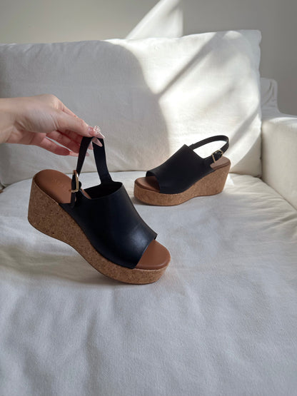 Melon Sling-back Wedges ST808