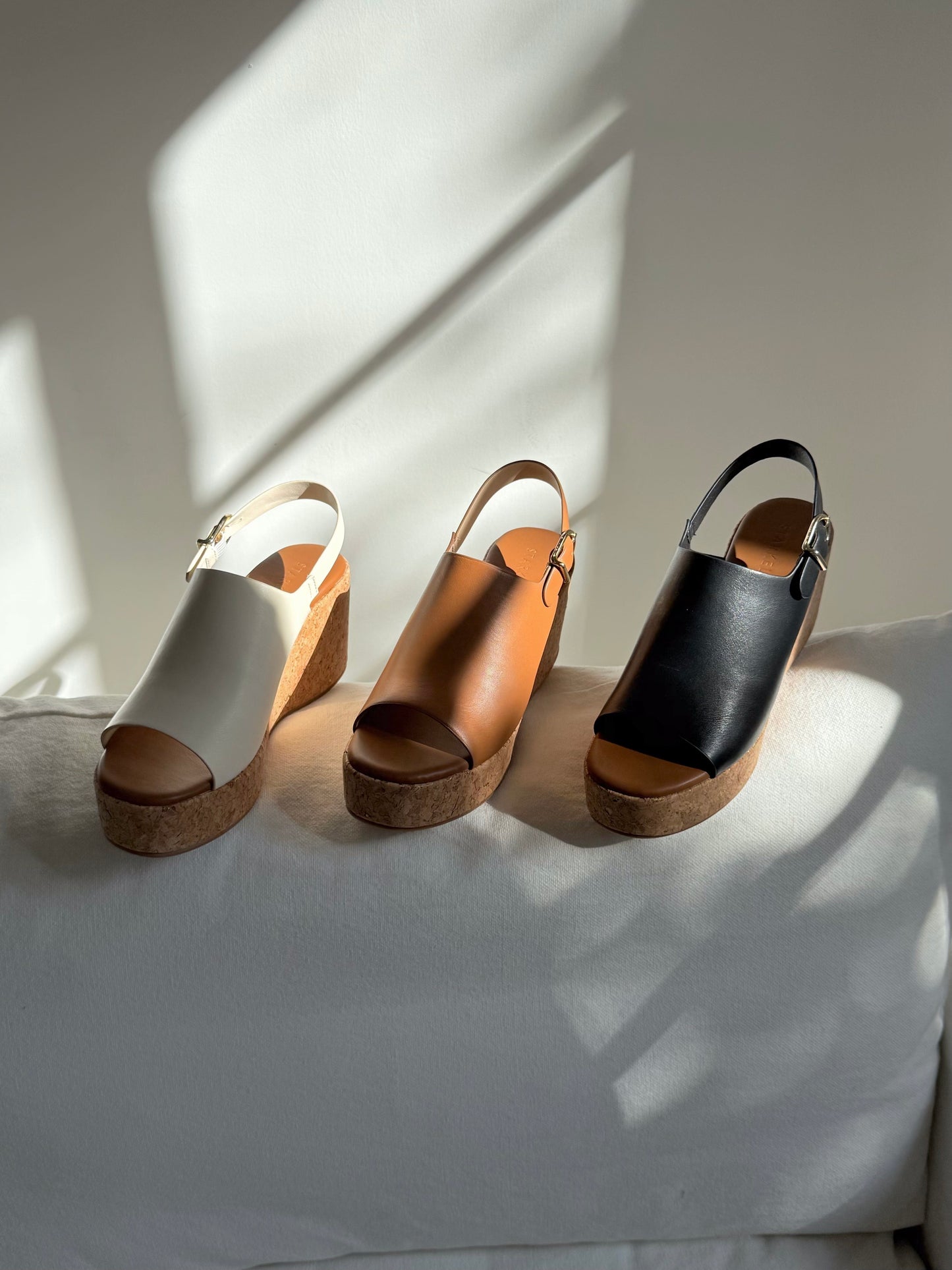 Melon Sling-back Wedges ST808