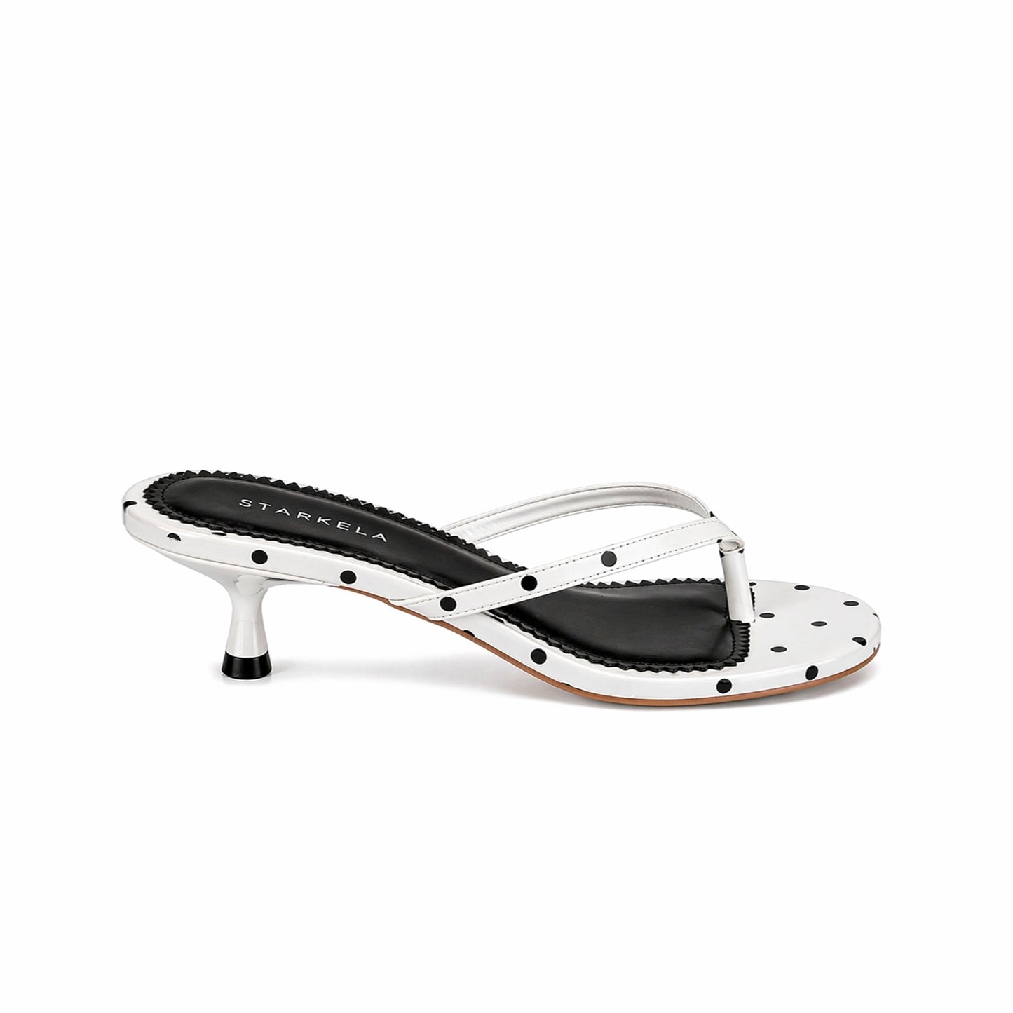 Polka Thong Kitten Heels SW6999