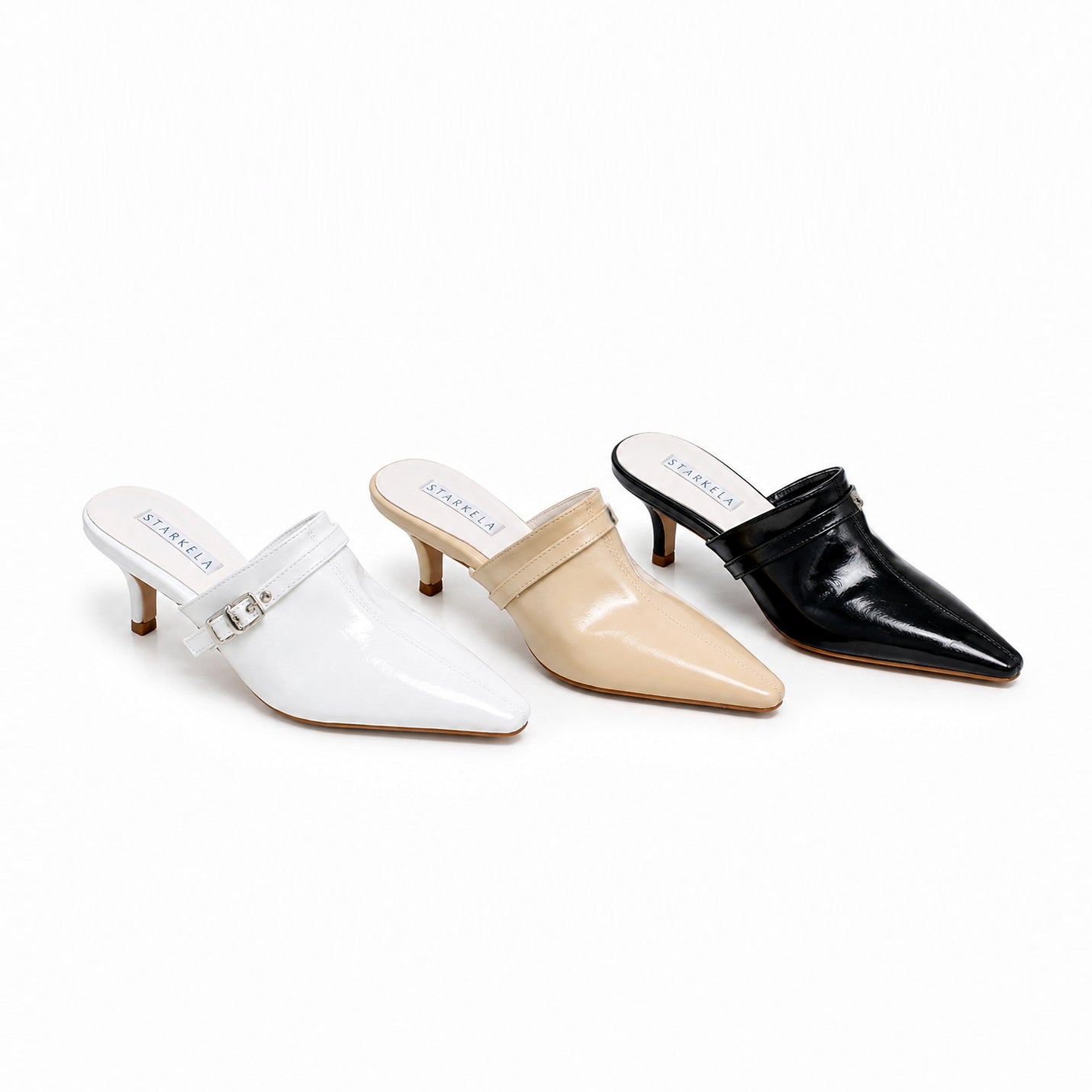Mid Buckle Witches Heels ST13-126