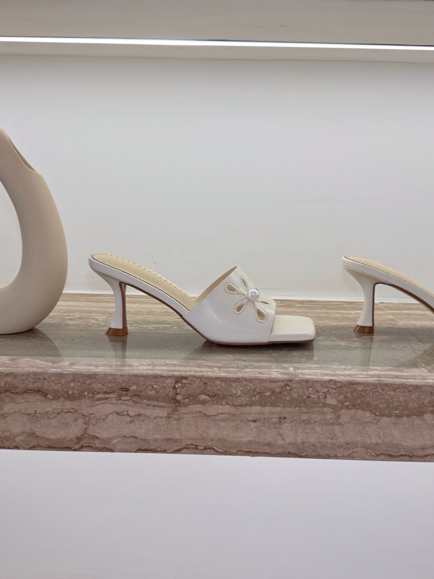 Pearl Bloom Sandals Heels ST866