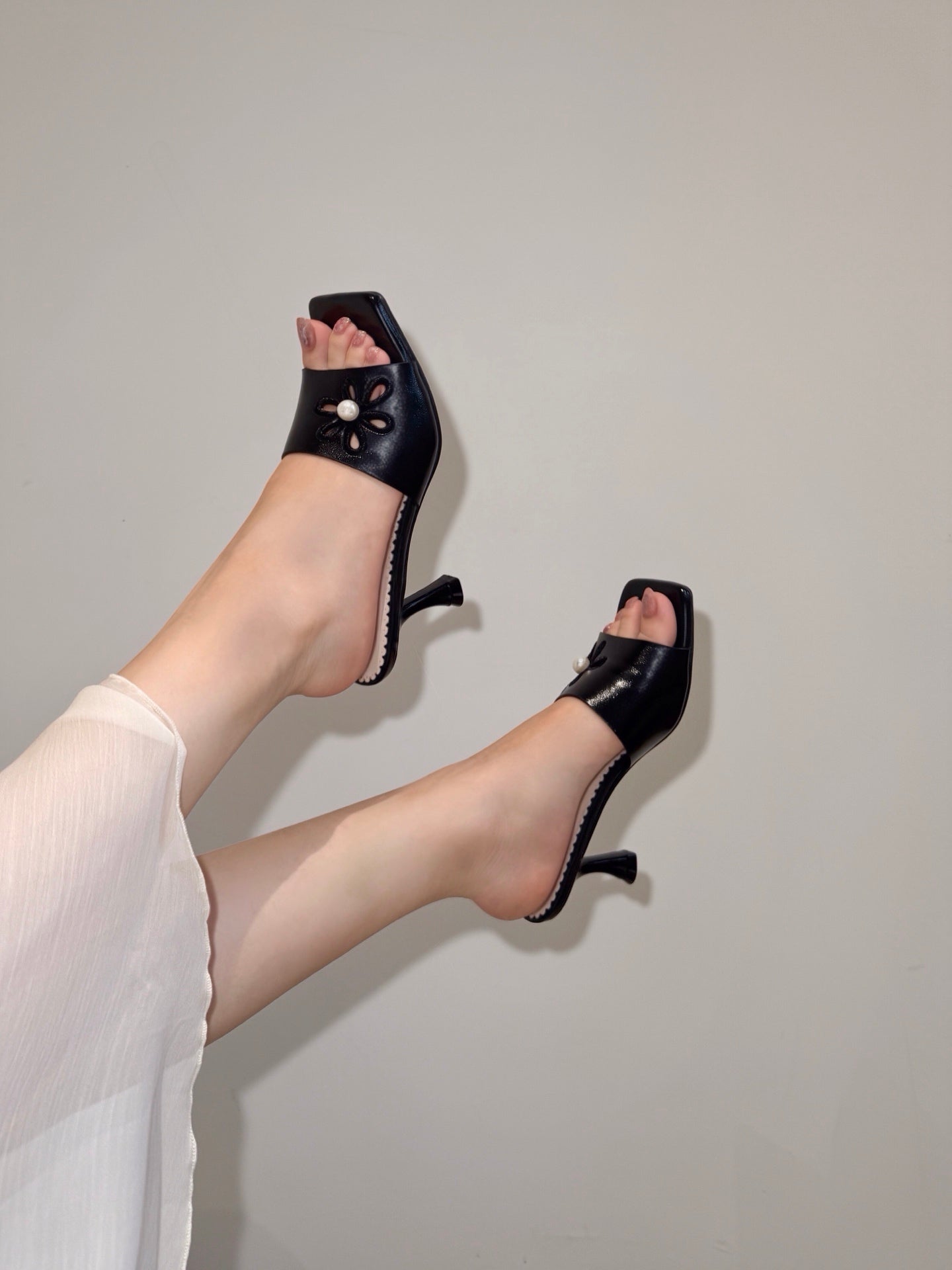 Pearl Bloom Sandals Heels ST866