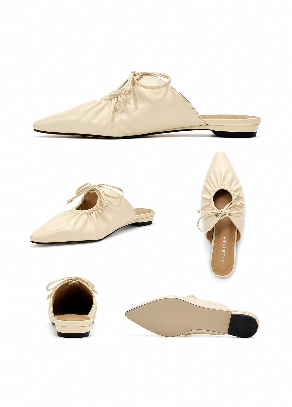 Ripple Bow Slides Flat SW6658
