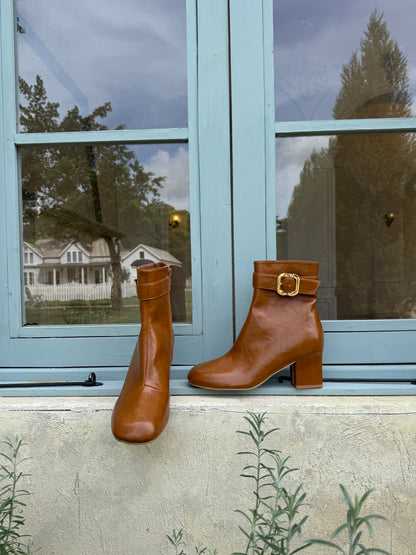 Classic Buckle Strap Ankle Boots ST939