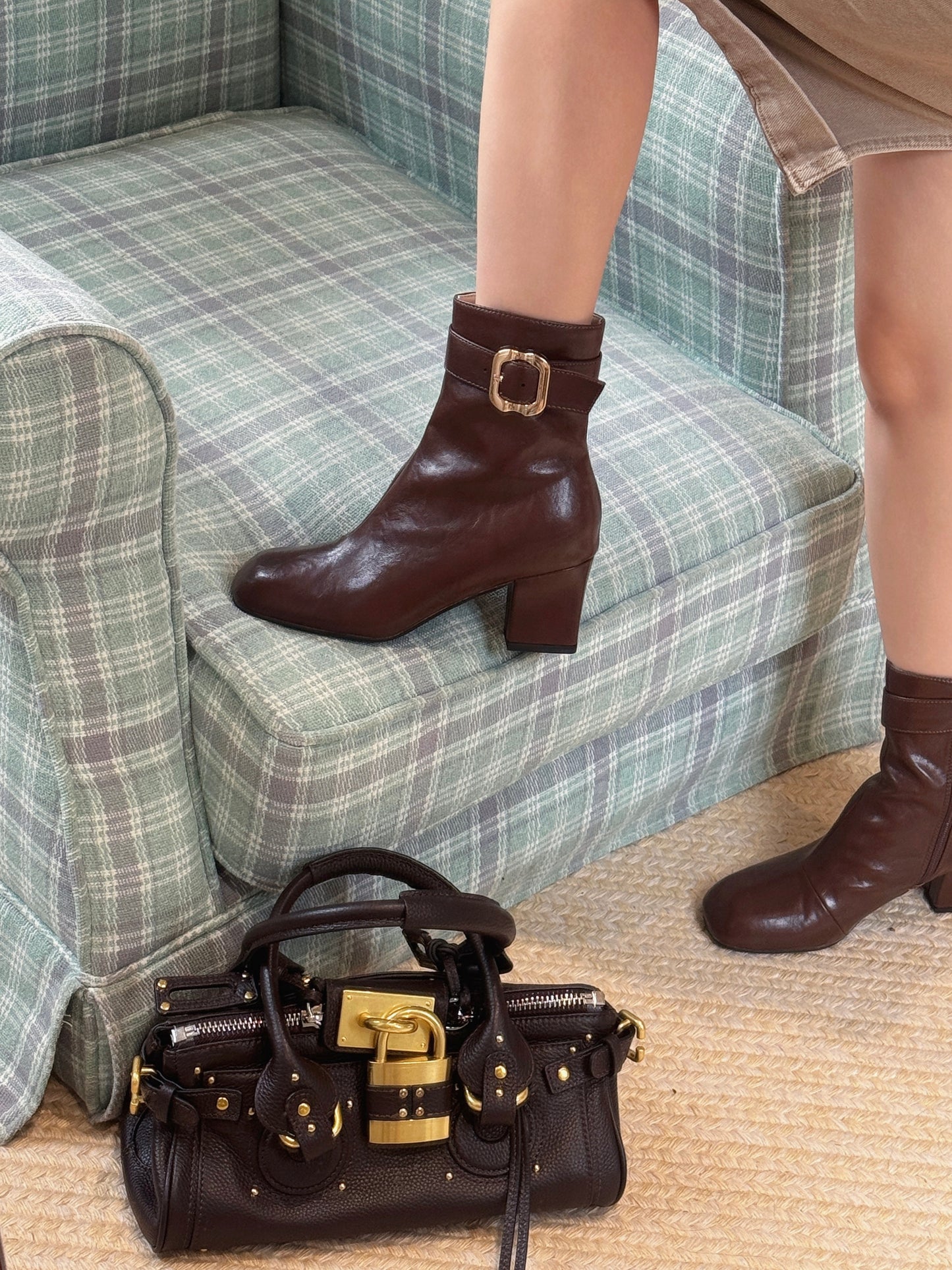 Classic Buckle Strap Ankle Boots ST939