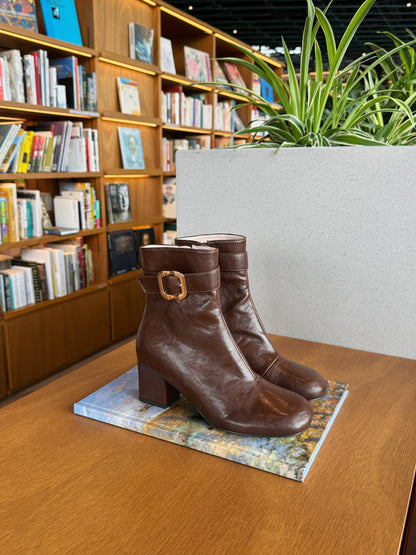 Classic Buckle Strap Ankle Boots ST939