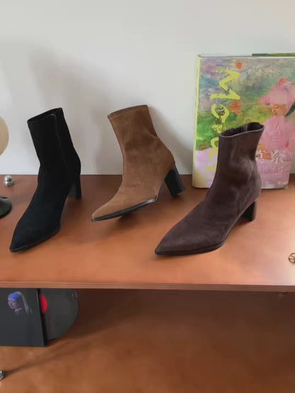 Starkela Suede Ankle Boots