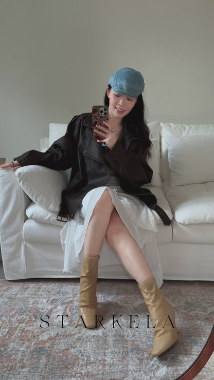 Starkela Witches Boots-Side Zip