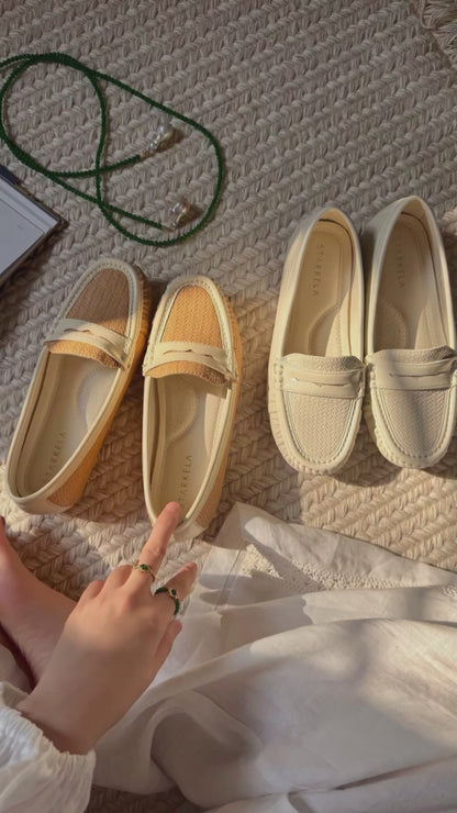 Everyday Creamy Weave Loafers SK118